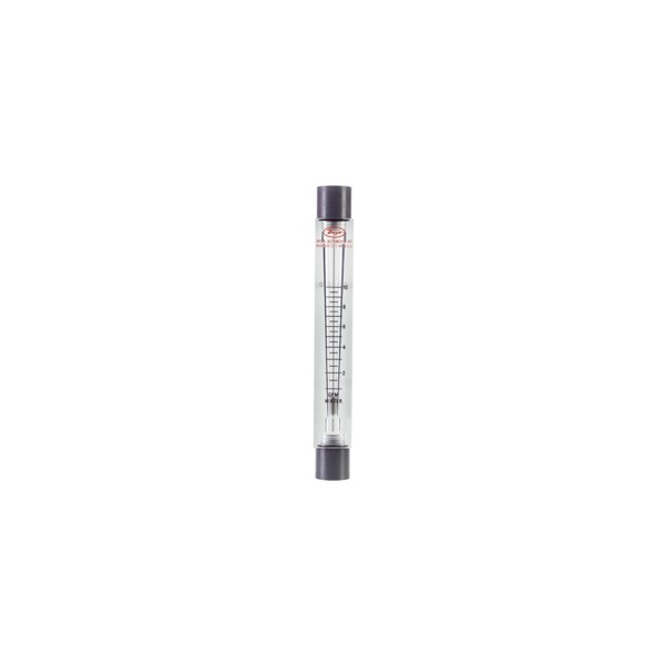 Flowmeter, range 2-20 GPM water.